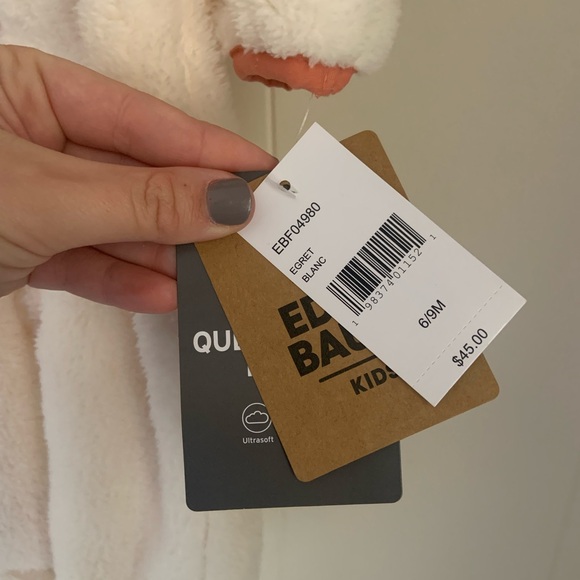 NWT Eddie Bauer Pink and Cream Sherpa Baby Bunting - Picture 5 of 5